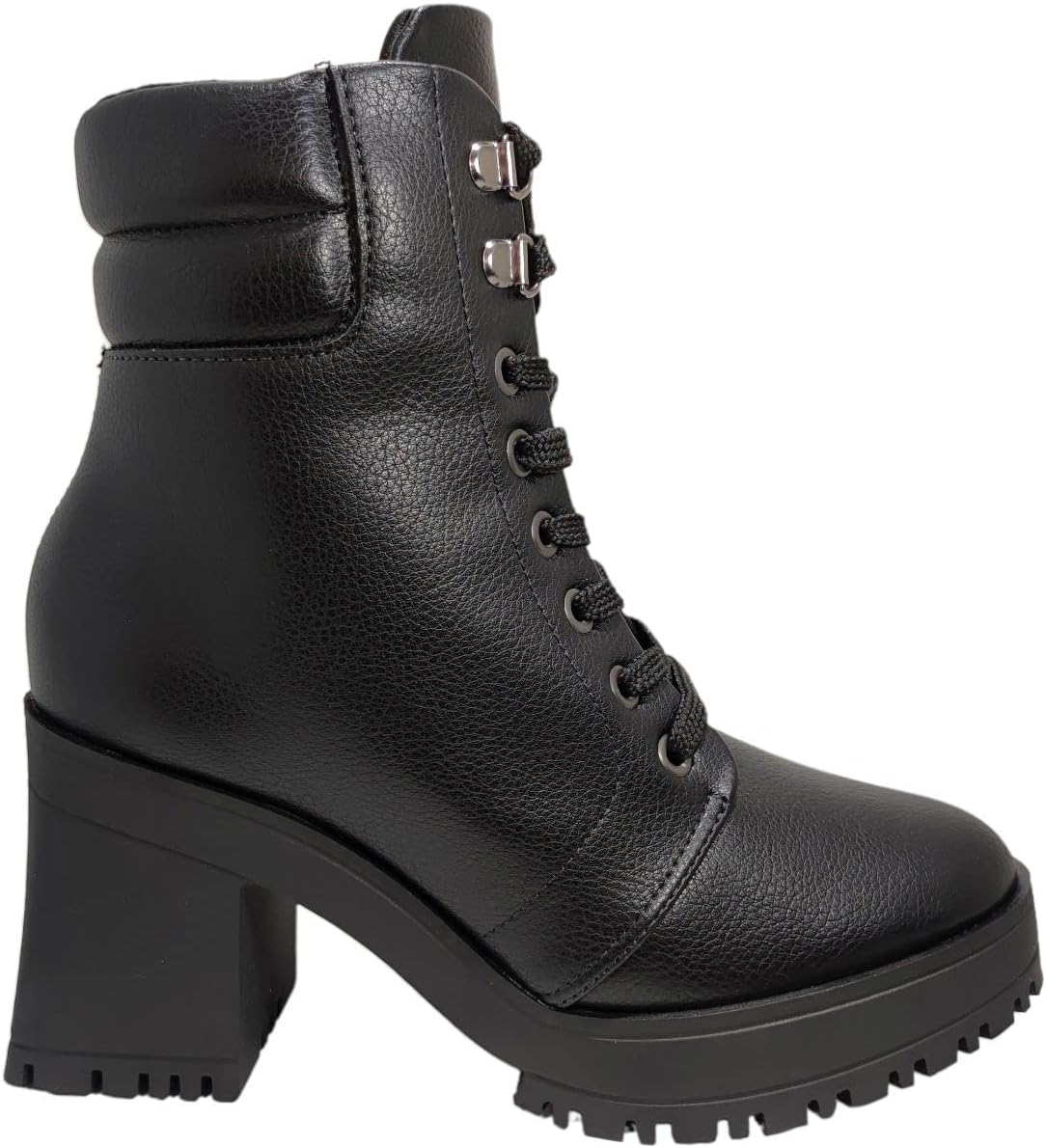 Bota Coturno Feminino Casual Tratorado Salto Bloco Alto Vizzano 3091.102