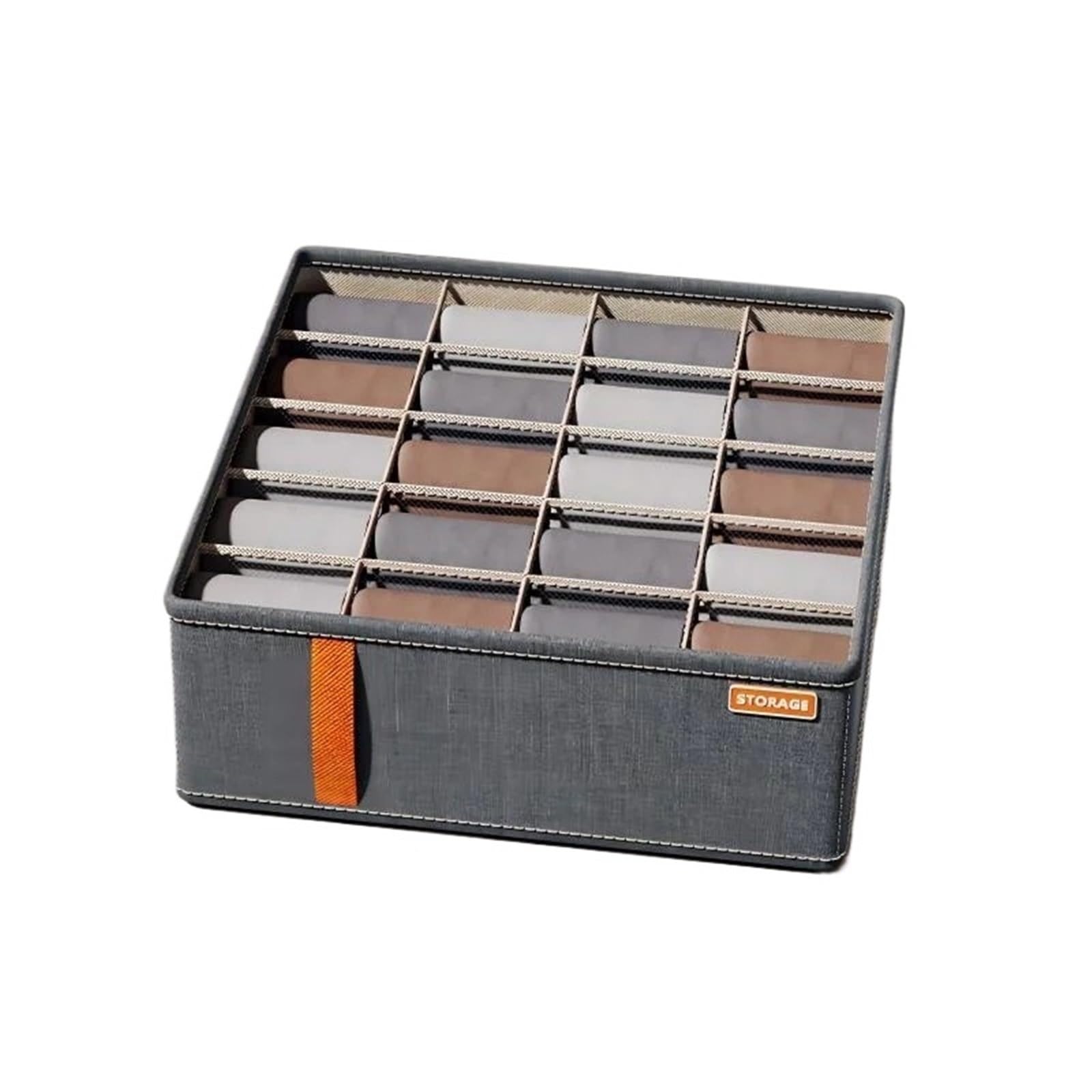 YDYAENIO Underwear Drawer Organiser 3pcs/set Dark Grey Underwear Storage Box Socks Drawer Multifunctional Household Wardrobe Classification underwear organiser boxes for wardrobes