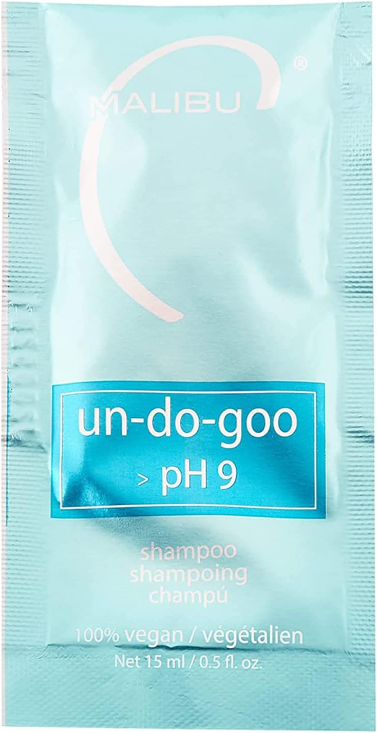 Malibu C Un-Do-Goo Clarifying Shampoo - Removes Product Build Up and Resins from Hair - Shine Restoring, Sulfate-Free Cleanser