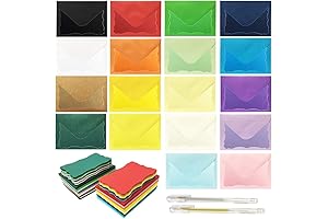 Vibrant Mini Envelopes and Cards for Valentine's Day Invites