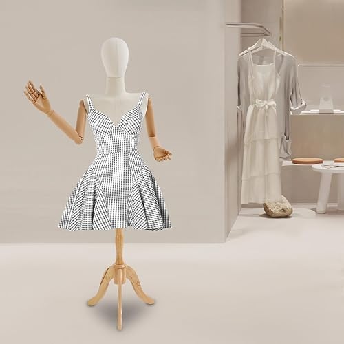 Miniatura 3 de Exhibición de la forma del vestido femenino  Forma de vestido de torso de maniquí femenino  Modelo de vestido de costura con brazos desmontables