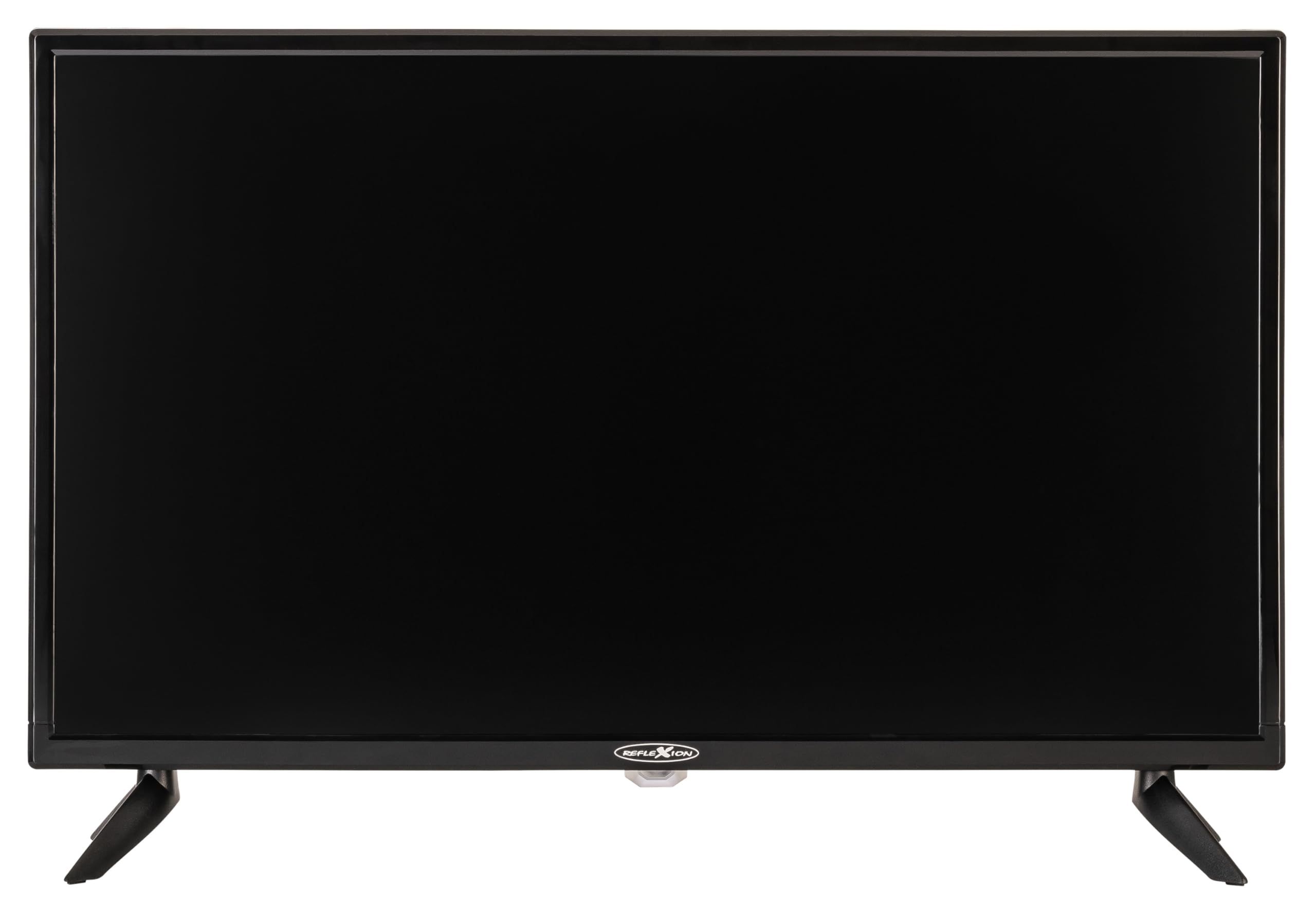 Reflexion LED2425 Téléviseur LED 60 cm pour Caravane/Camping-Car/Caravane/Bateau/Camion 12/230 V Full HD Triple Tuner avec DVB-T2HD, DVB-S2, DVB-C, Fente CI + Fonction d'enregistrement (PVR)