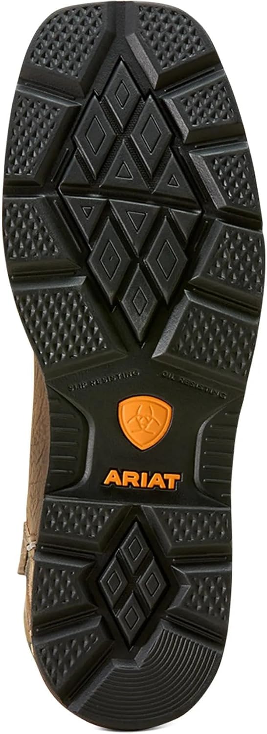 ARIAT mens Groundbreaker Antler Waterproof Wide Square Toe Steel Toe Work Boot - Image 3