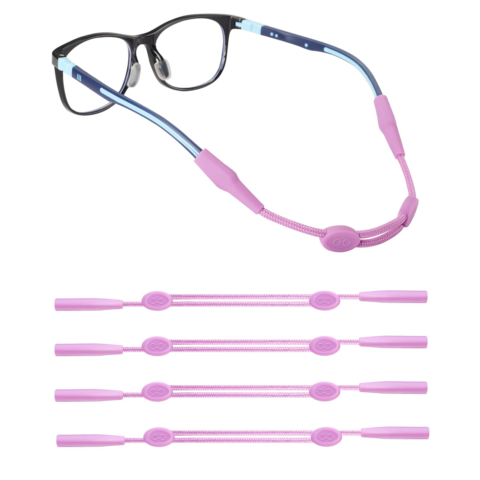 Correa para gafas de sol para niños (6.5-10 pulgadas), correa ajustable para gafas de sol deportivas, soporte para gafas de sol para niños
