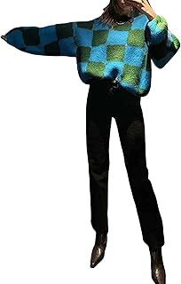 Sponsored Ad - Women's Knit Sweater Vest Argyle Sweater Vest Retro Plaid Vest Top for Teen Girls Trendy