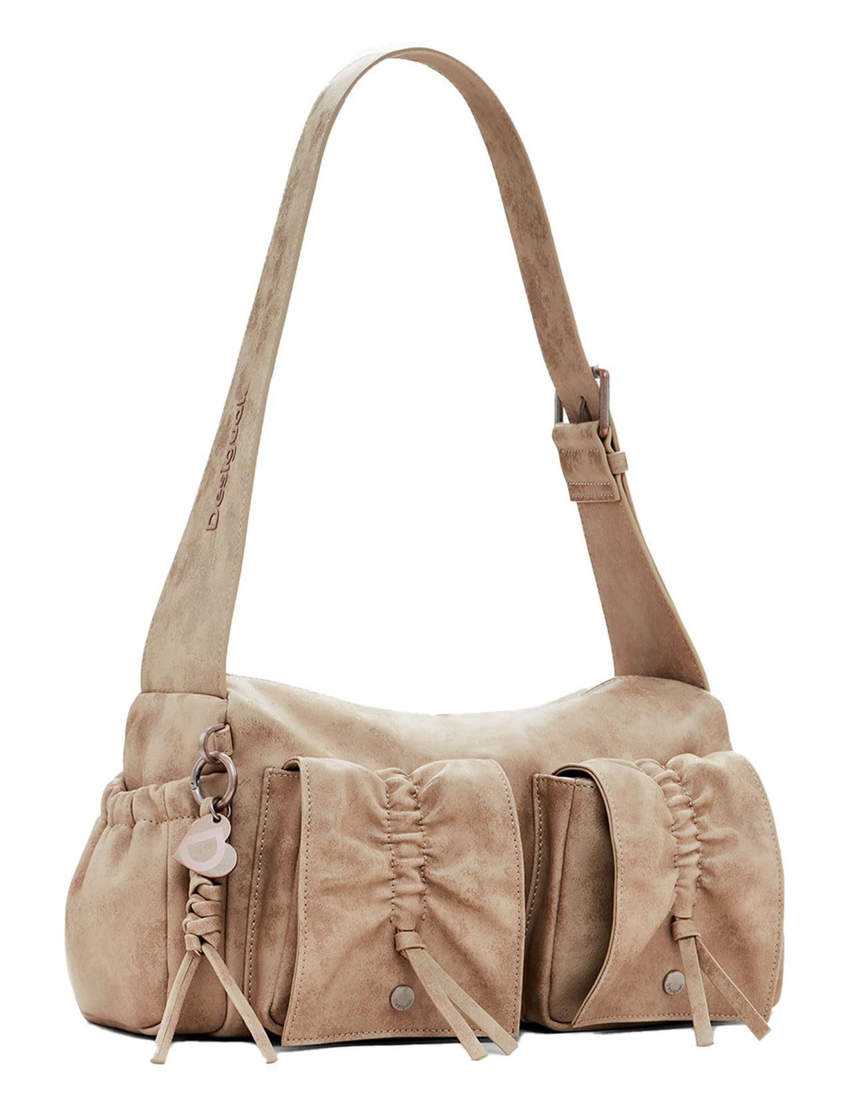 Bolso bolsillos lazos M