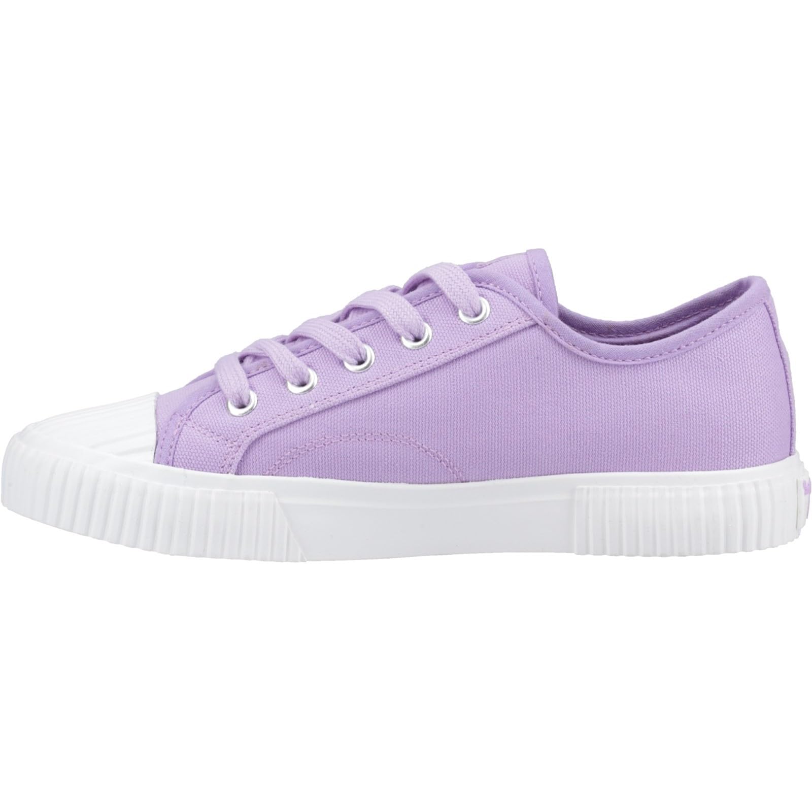 Hush Puppies Women's Freya Canvas Trainer Purple Size 3 (36)