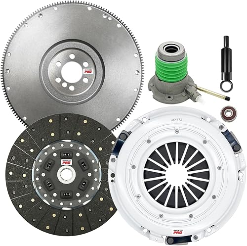ClutchMaxPRO Performance Stage 2 Kit de embrague con volante con cilindro esclavo compatible con Chevrolet Camaro SS 6.2L LS3 2014 2015 Camaro Z28