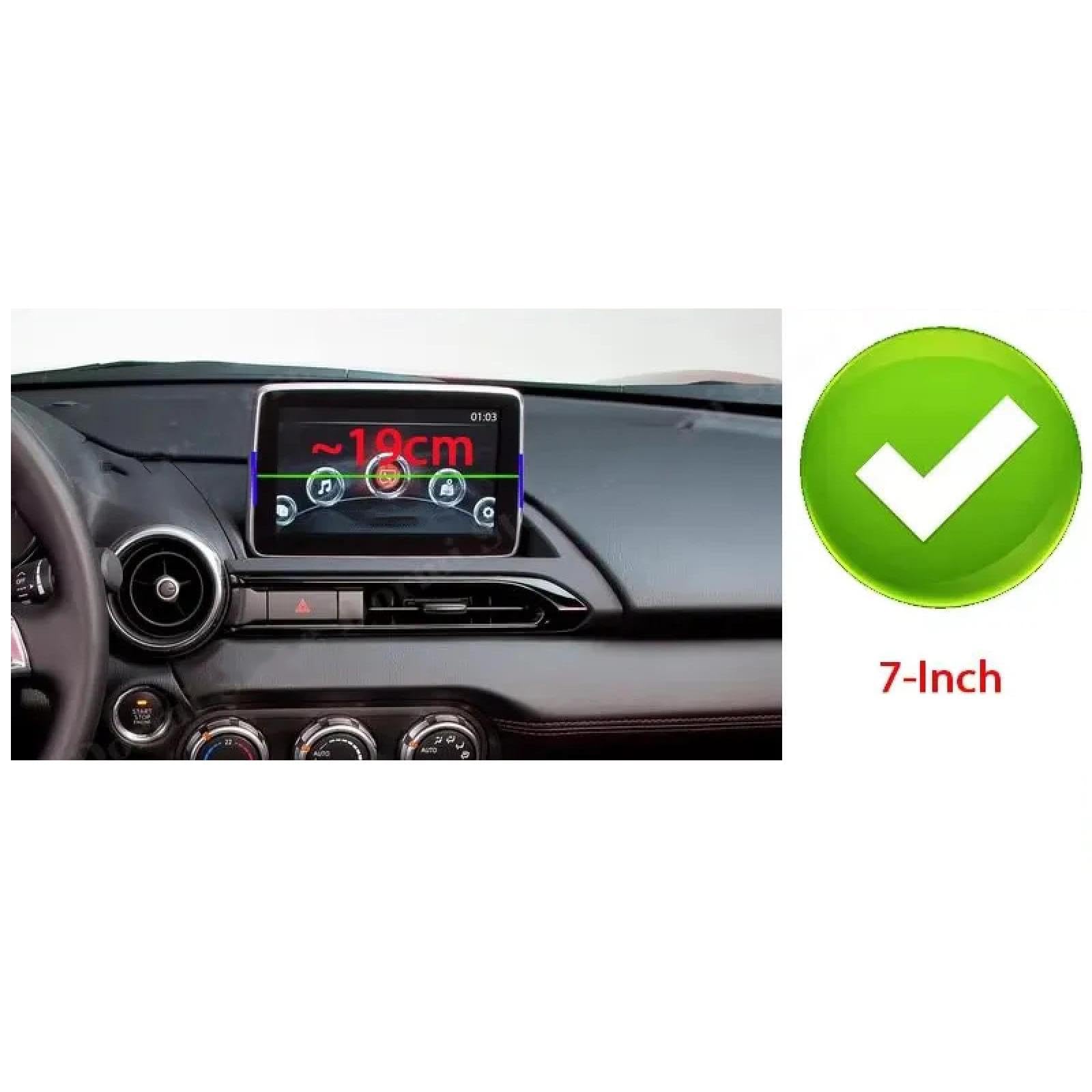 Uchwyt Samochodowy na Telefon dla Mazda ND MX5 2016-2023, uchwyt na telefon komórkowy dla samochodu, ekran, stała podstawa, stojak na nawigację GPS (podstawa i uchwyt 5)