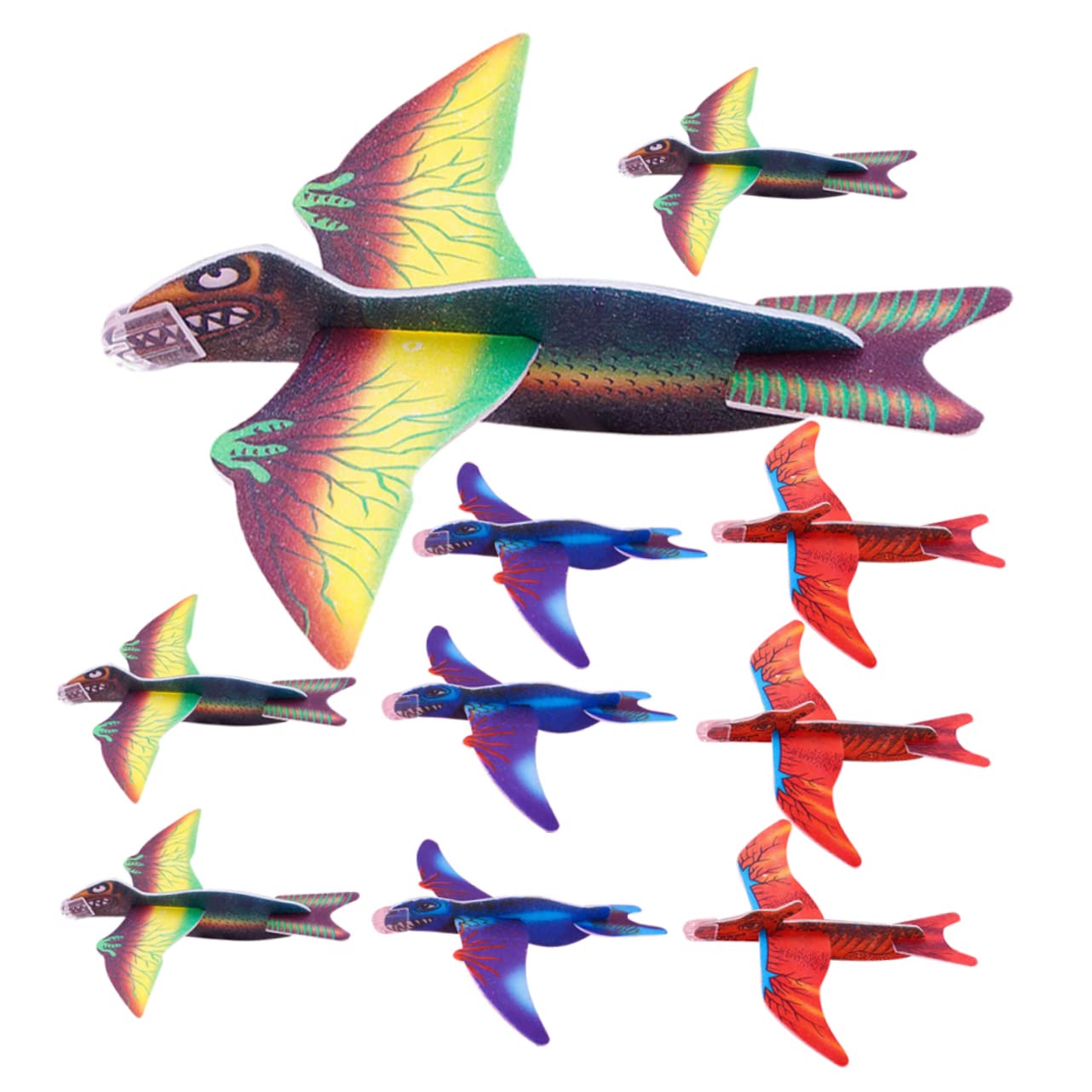 STAHAD 48pcs Dinosaur Plane Toy Child Airplane Eva