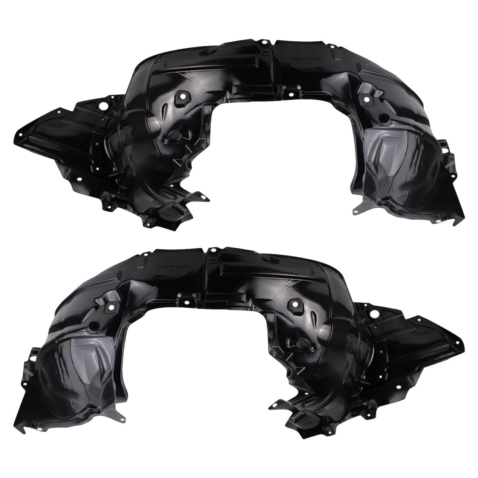 TRQ Front Inner Fender Liner Set | For 2013-2019 Nissan Sentra NI1248133 NI1249133