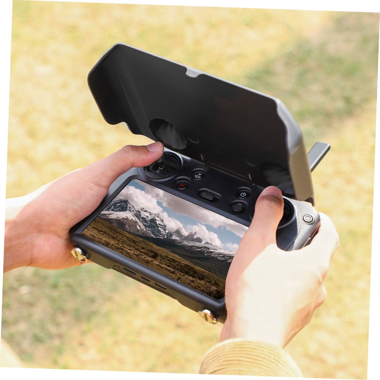 Luxshiny 3stücke Fernbedienungsschutz Sonnenhaube Sonnenschutz Für Drohnencontroller Kompatibel Mit Rc Pro Uv-beständig Leicht Schattenspendend Für Outdoor-abenteuer