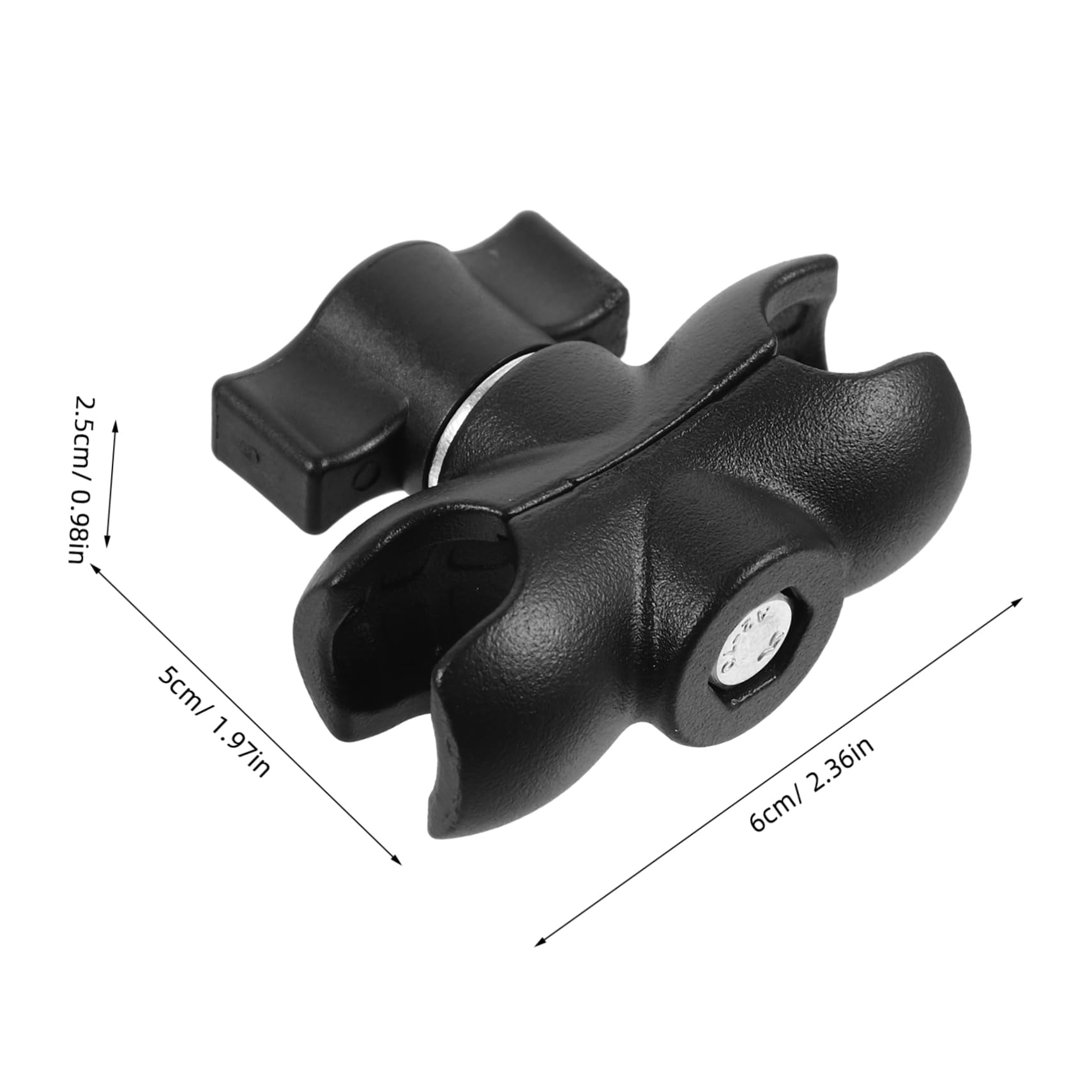 FELTECHELECTR Ball Head Connecting Rod Adapter Aluminum Alloy Car Holder Motorcycle Camera Mount Replacement for Old Broken