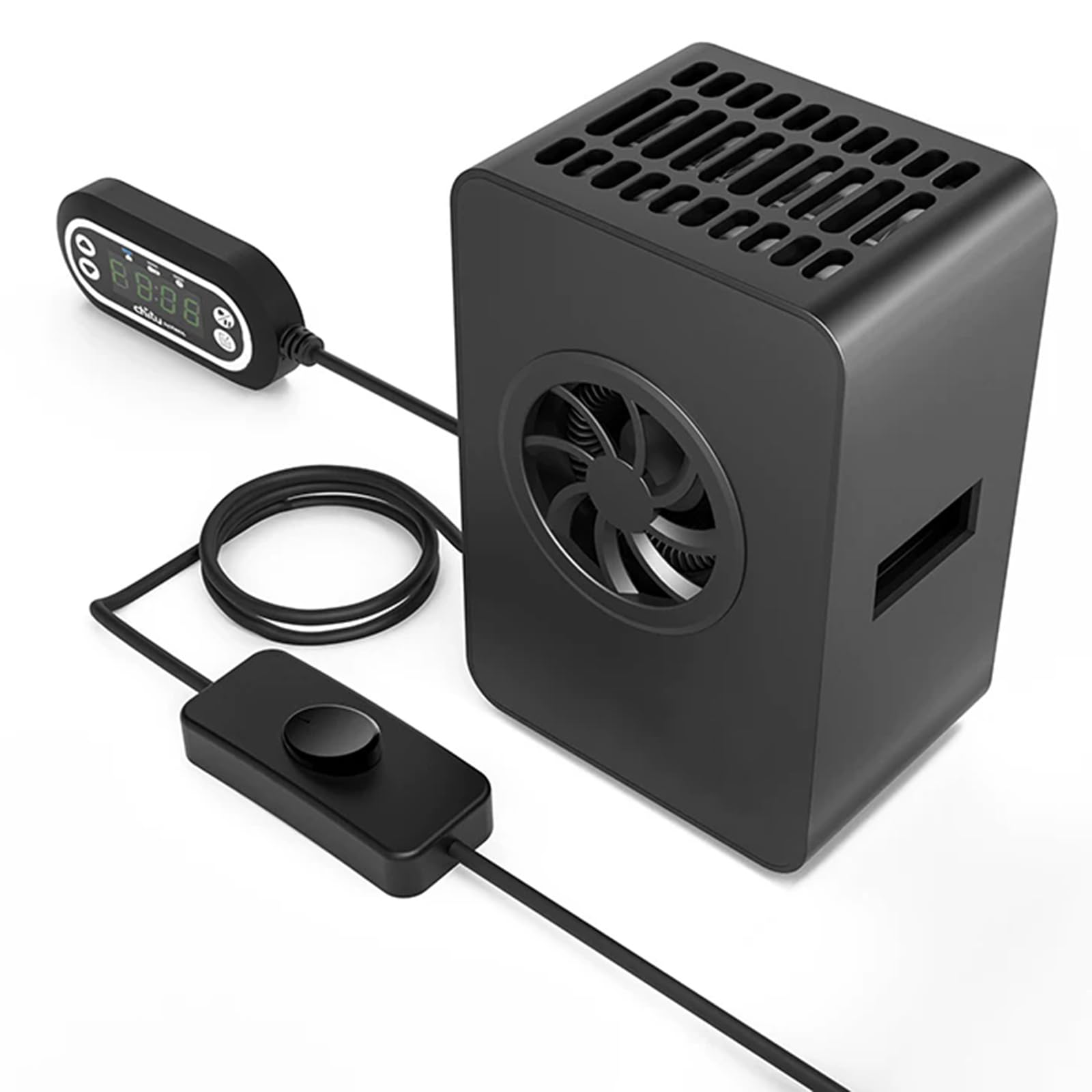 3D Drucker Mini Heizung, 200W PTC Temperaturregelung, Hochleistungslüfter, Überhitzungsschutz, 0-70°C, Kompatibel mit den meisten DLP/LCD 3D-Druckern