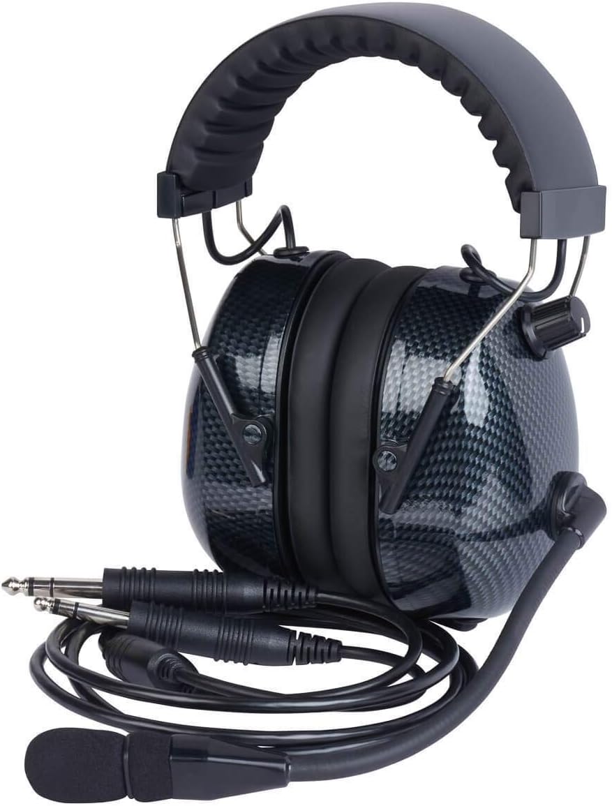 WICOM Aviation Headset - Carbon Fiber