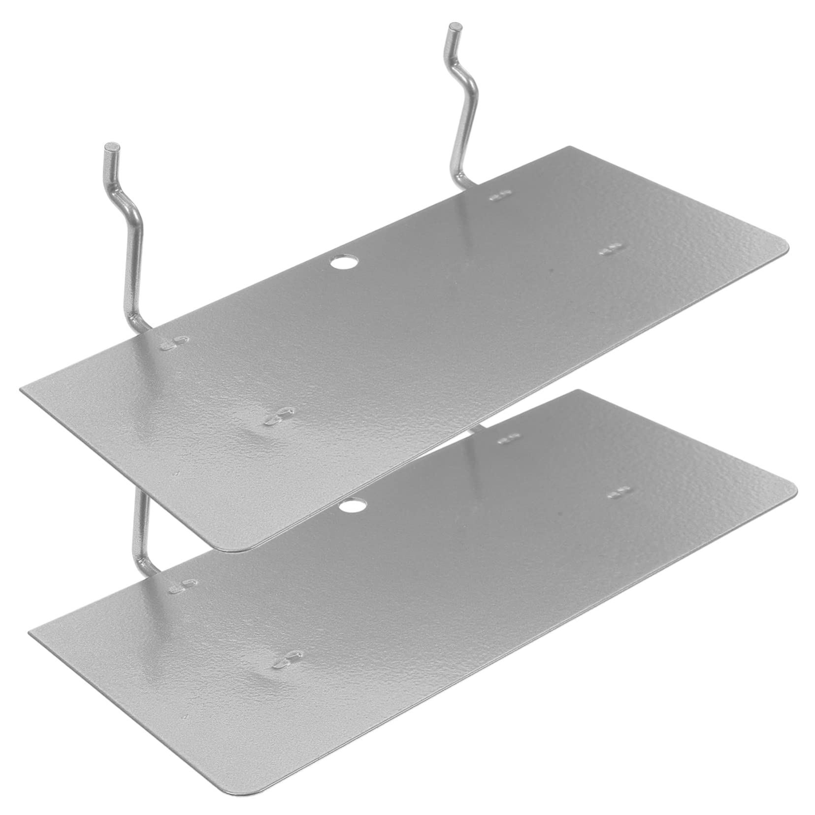 STOBAZA Pegboard Accessories 2pcs Metal Shelf Brackets Enhance Your Slat Wall Storage