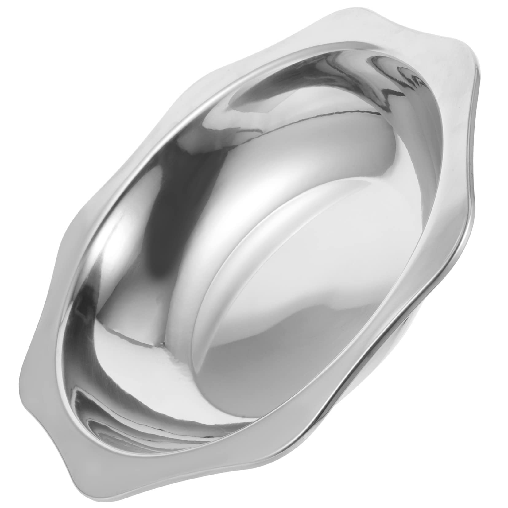 HOLIDYOYO Dry Pot Stainless Steel Easy Use Clean Kitchen Cooking Pan Sturdy Hot Pot Daily Use Practical Design