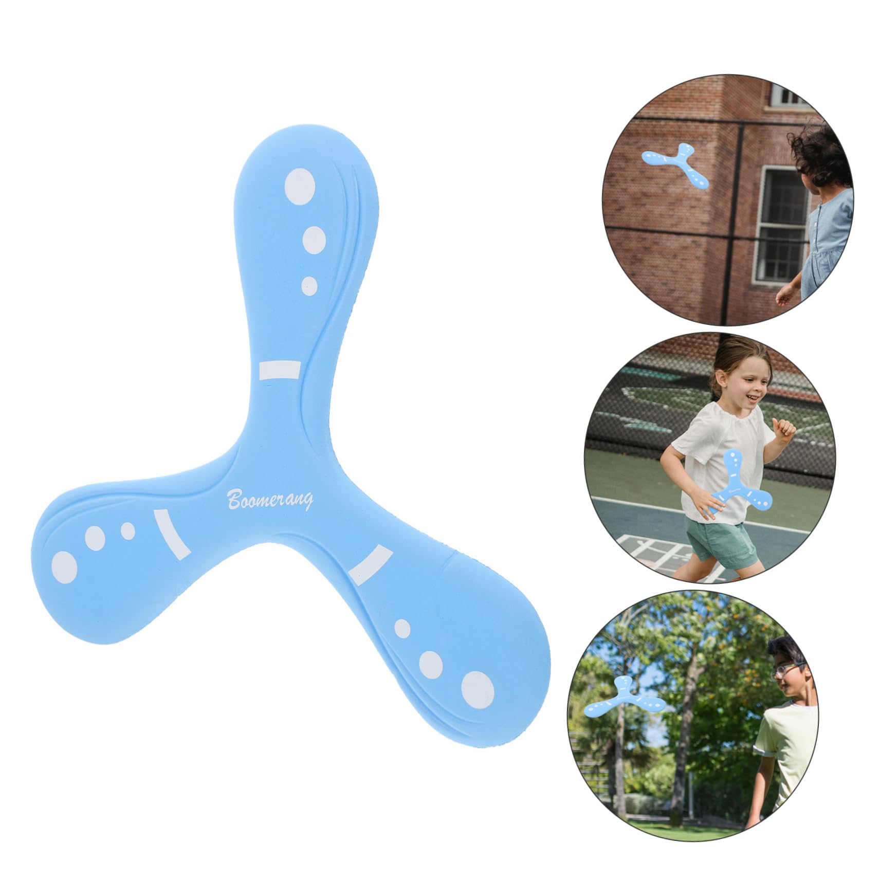 HANABASS Boomerang in Eva Spesso per Ragazzo Ragazza, Gioco Volante da Esterno Facile da Lanciare e Ritornare, per attività All'aperto e Vacanze per Adolescenti