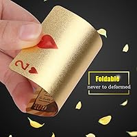 Vista 20 de Joyoldelf Black Playing Cards with Rose Pattern, 2pcs Deck of Cards, PVC Plastic & Waterproof Playing Cards, Cool Card Decks Suitable for Family or