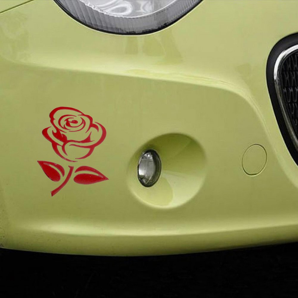 Adesivi Rosa Per Specchietti Retrovisori Auto, 3 Pezzi Con Copertura, Accessori Decorativi Auto Donna