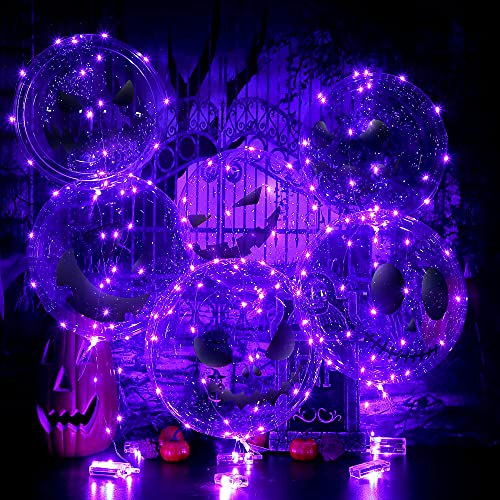 Hiboom Spooky Patterned Halloween Light Up Balloons #TOP29