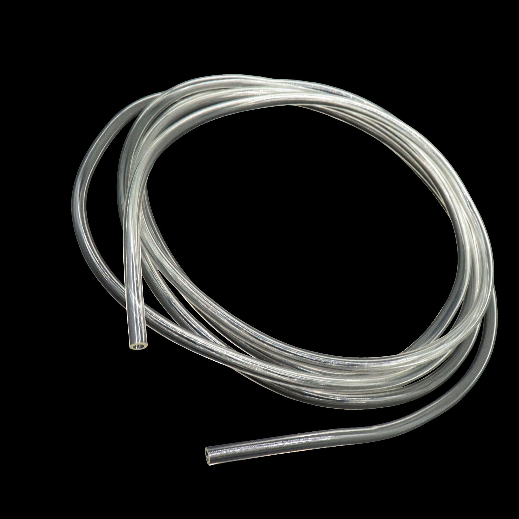 iMeistek Plastic Flexible Tube Pipe,7mm ID x 9mm OD 1.5M Length Food Grade PVC Clear Vinyl Tube Hose for Transfer Water and air