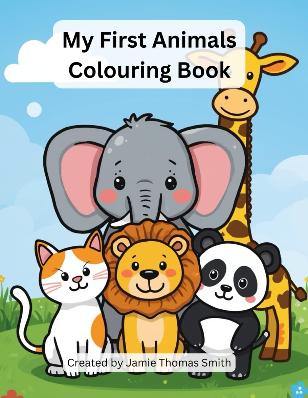 My First Animals Colouring Book For Ages 2–6