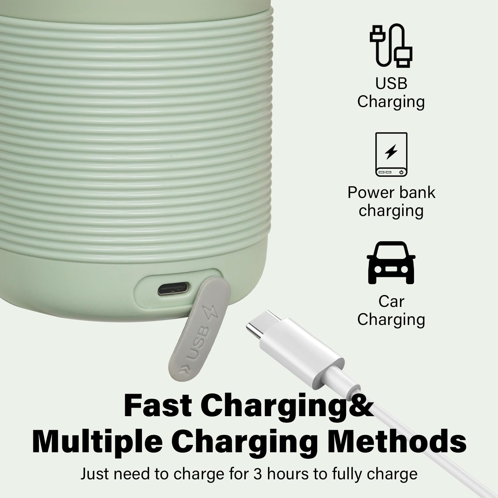 Calentador de biberones portátil para viajes, calefacción de 5 minutos para leche materna, fórmula y agua, 340.2 g, gran capacidad, batería de larga duración, petaca de bebé para vehículo, coche
