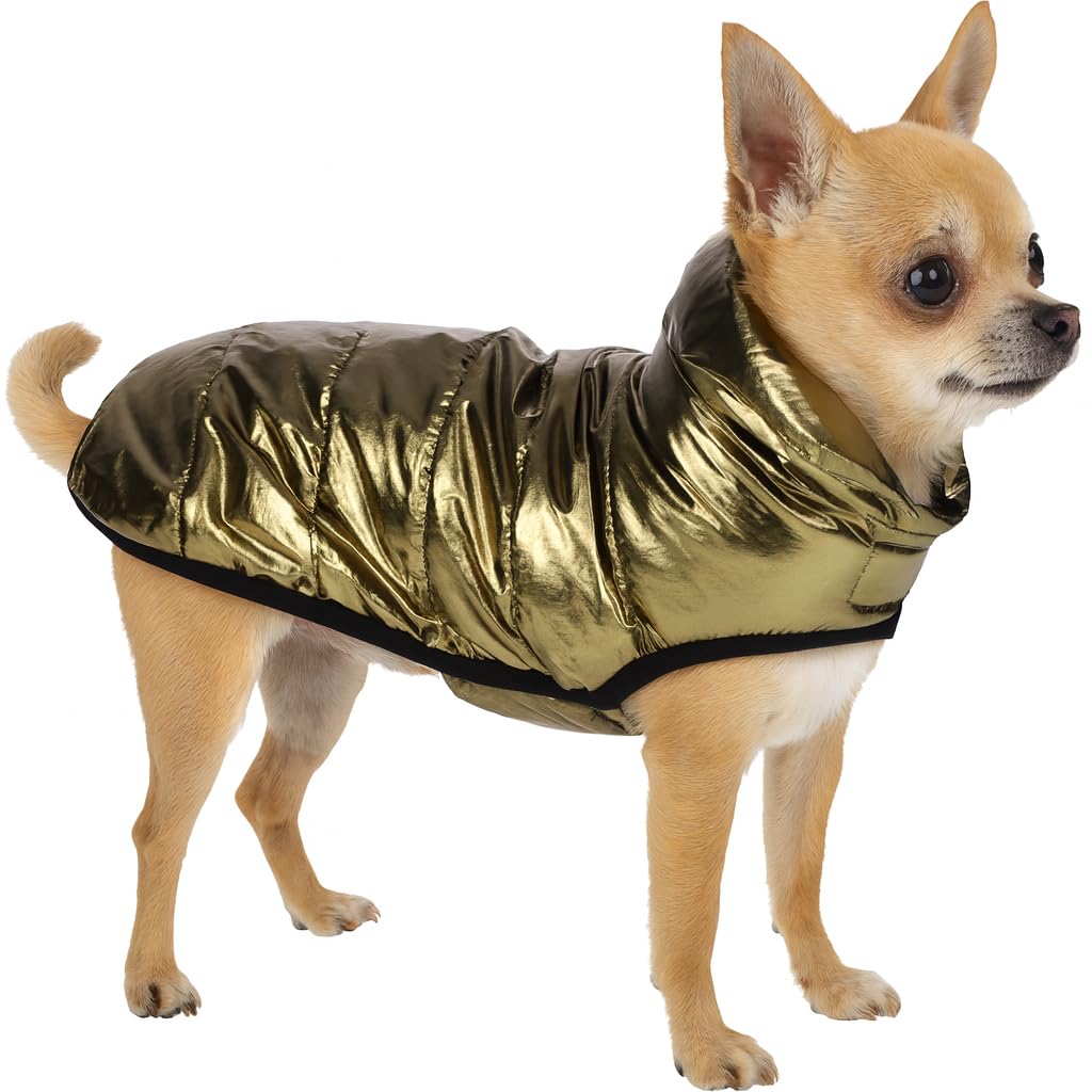 Manteau Chien Flamingo Wasa Or imperméable en polyester lavable