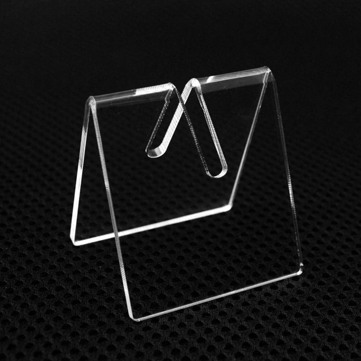 WellieSTR 30PCS Clear Acrylic Knife Blade Display Stand Holders, Folding Knife