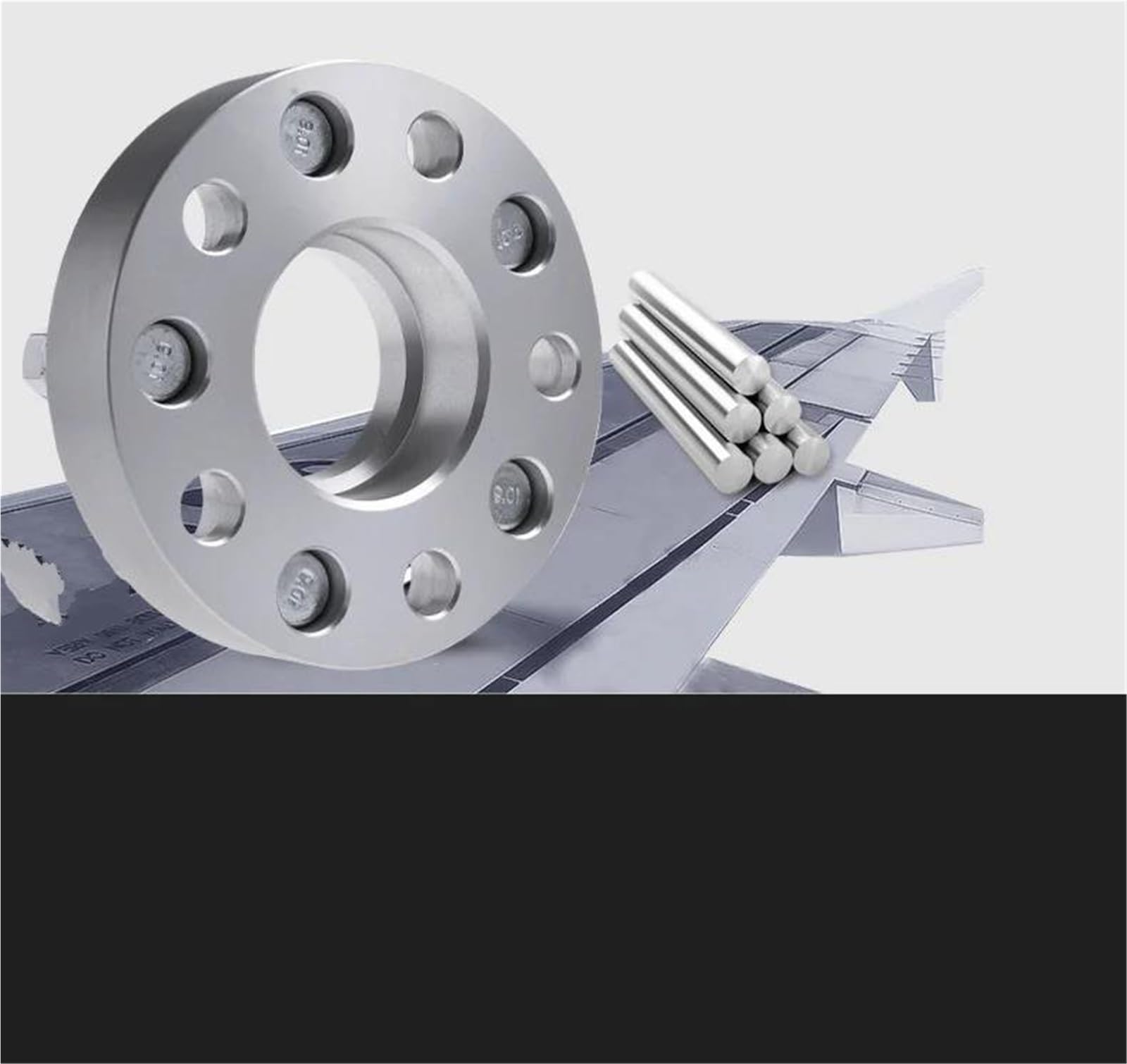2 sztuki poszerzonych kół dystansowych, aluminiowe poszerzenie adaptera, separator kół samochodowych do Land Rover, Range Rover, Evoque
