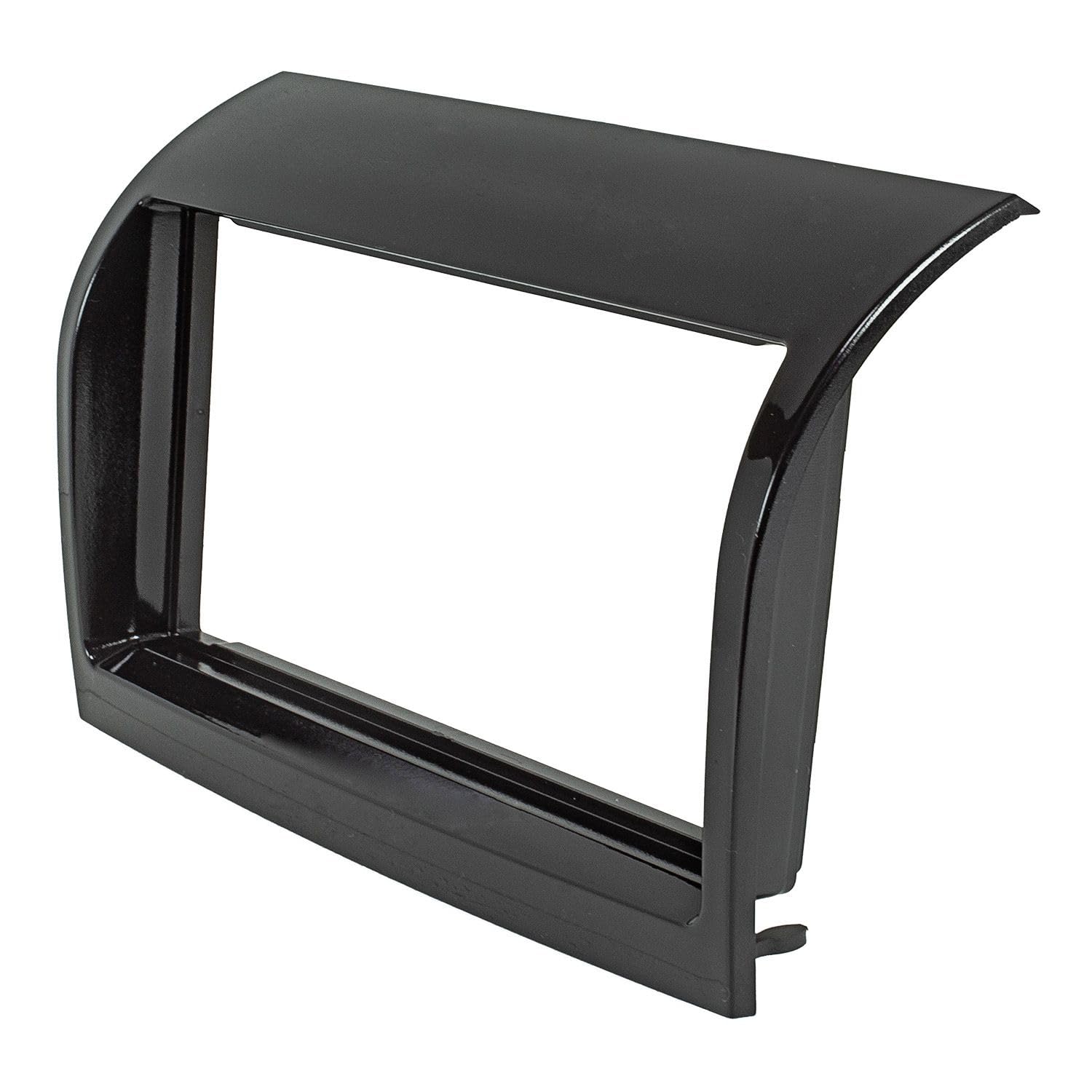 tomzz Audio 2414-051 Cornice radio doppio DIN compatibile con Fiat Ducato (250) Peugeot Boxer Citroen Jumper 2011-2014 Piano Black Lacquer