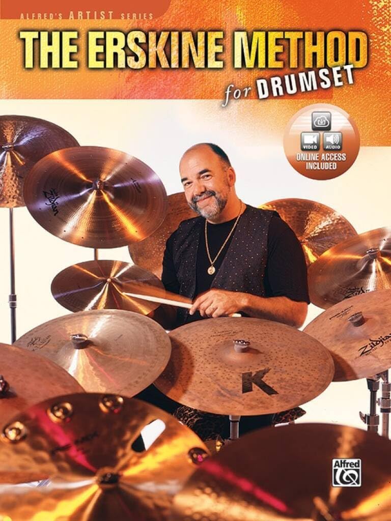 Méthode drum Erskine pack livre et DVD pour jouer de la batterie dans votre studio