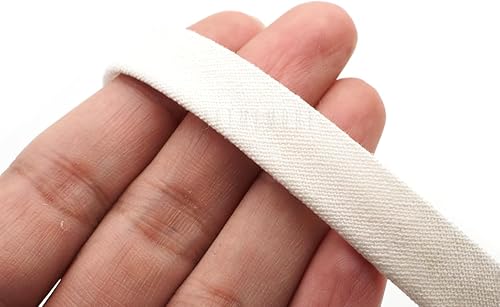 Vista 13 de CRAFTMEMORE Cinta al bies de doble pliegue de 1/2 pulgada, de lino y algodón, hecha en Japón, cinta de encuadernación para costura, dobladillo, Rojo