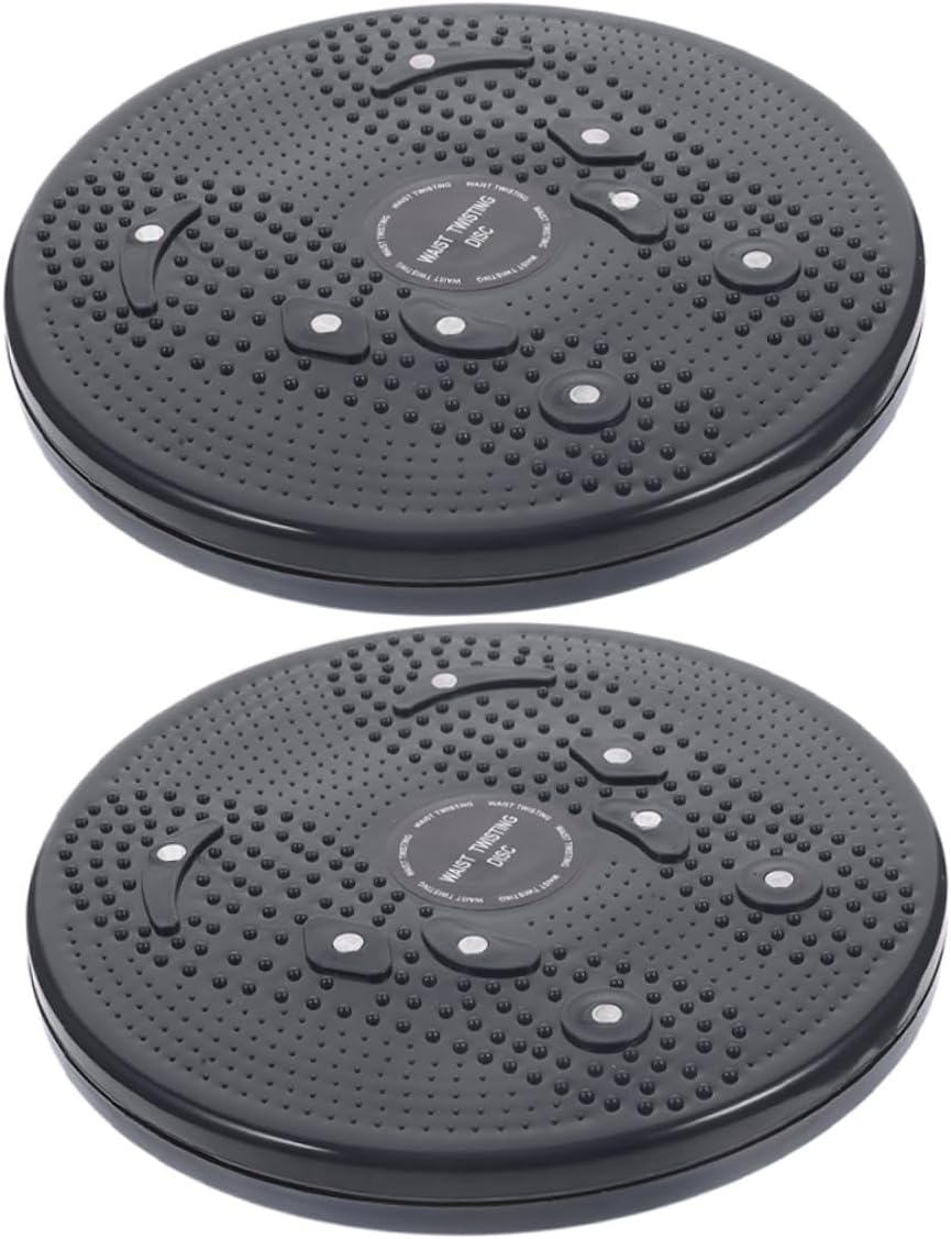 2pcs Twist Waist Disc Fitness Waist Twisting Board Compact Portable Home Exercise Equipment