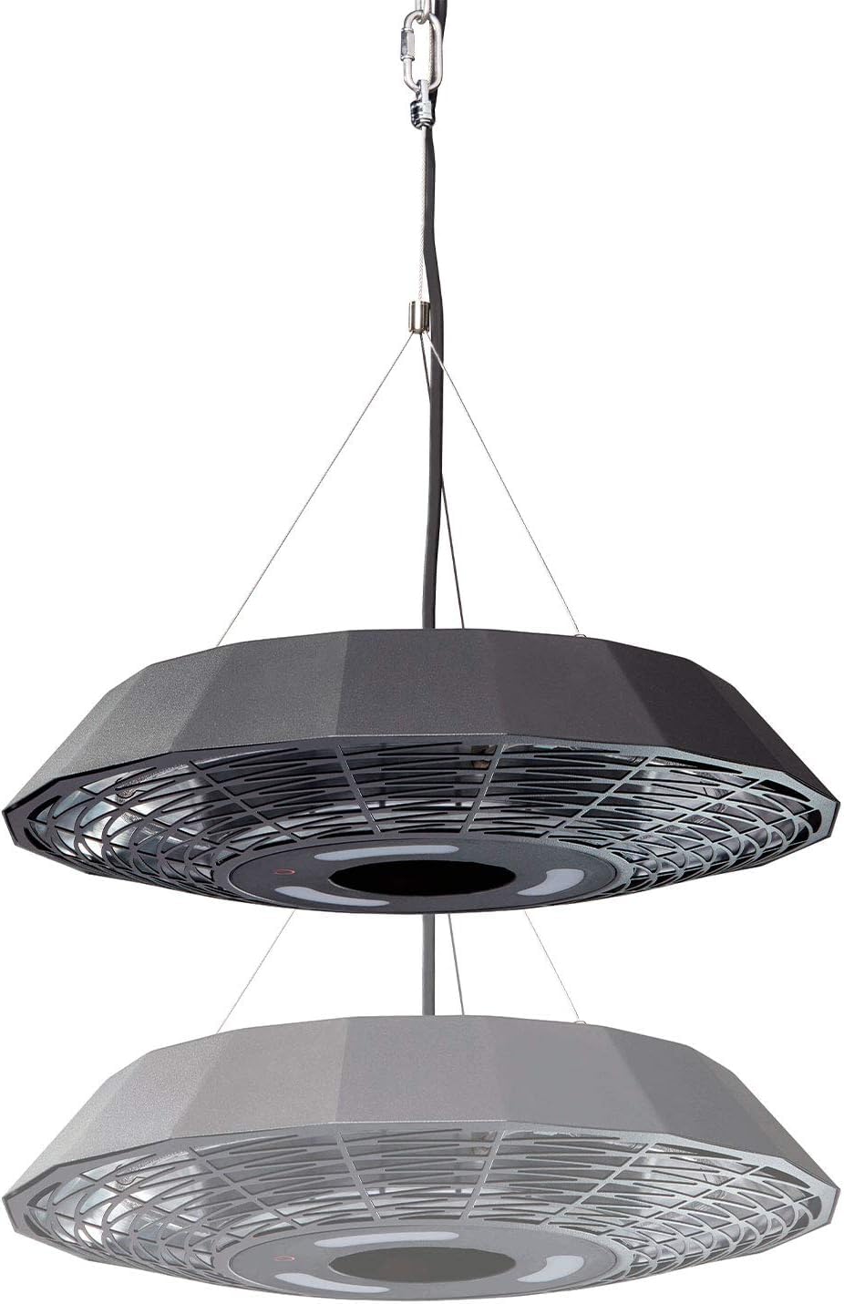 Enders® Elektro Heizstrahler Outdoor 2.000 Watt mit LED und Fernbedienung, Deckenstrahler, für Innen- & Außenbereich, Fernbedienung & LED-Beleuchtung, Halogenstrahler, Wärmelampe, Heizstrahler, #4925