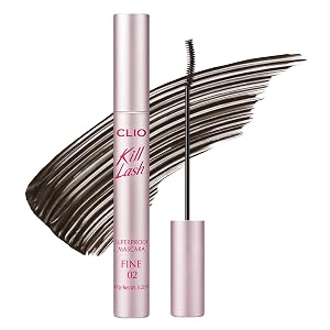 CLIO Kill Lash Superproof Mascara Fine Waterproof Fixing Mascara Natural Defining Look Long-Lasting Lengthening Clump Smudge-Free for Sensitive