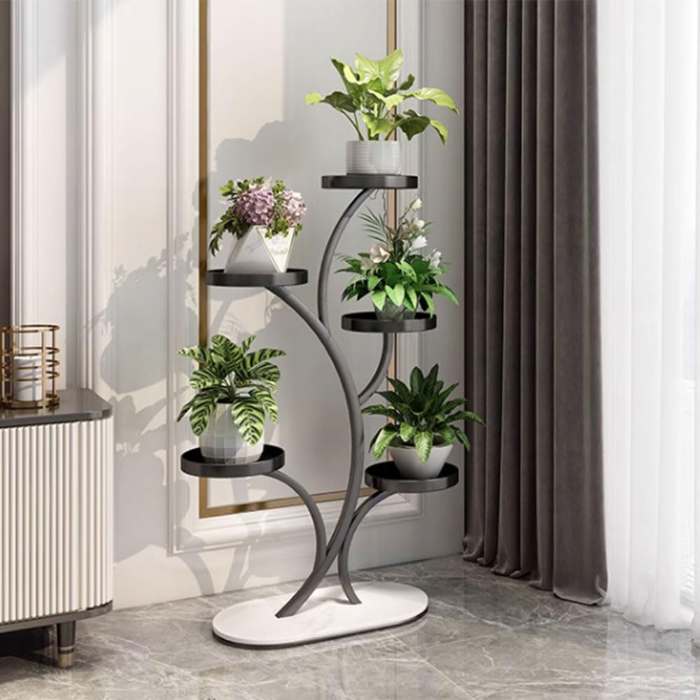 Amazon.com: 5 Tier Metal Plant Stand For Indoor And Outdoor
