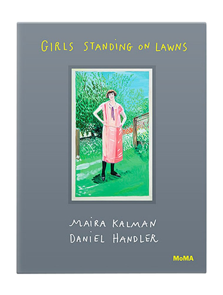 Girls Standing on Lawns