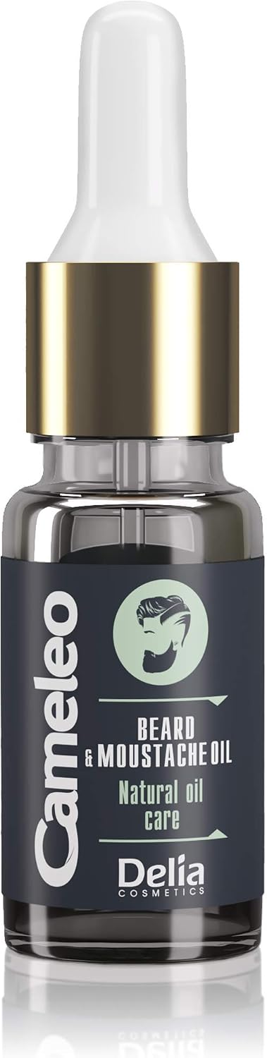 Cameleo, Men Beard & Moustache Oil -Styling, Hydrating & Gentle Skin Moisturising, Almond, Sunflower, Soybean Oil, Softens - Image 3