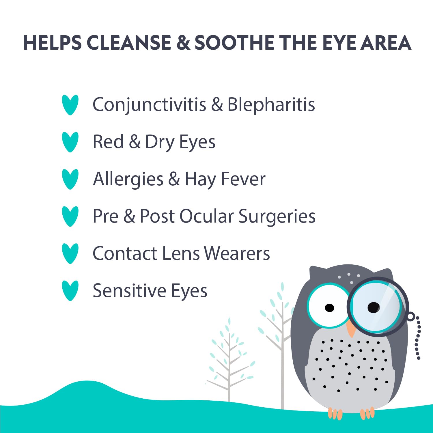 Peepers Plus Eyelid Wipes by Natural Essentials, Preservative-Free & Rinse-Free Eye Wipes for Daily Use, Hydrating & Moisturizing Hyaluronic Acid & Tea Tree Oil Soothes Allergy Dry Eyes, 30 Count - Image 5