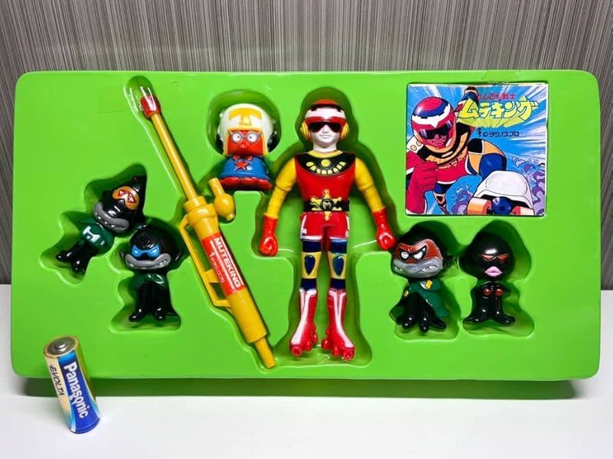 新品　ポピー とんでも戦士 ムテキング VS 黒ダコブラザーズ ソフビ　フィギュア Amazon.co.jp: 当時物ポピー とんでも戦士ムテキング VS 黒ダコ