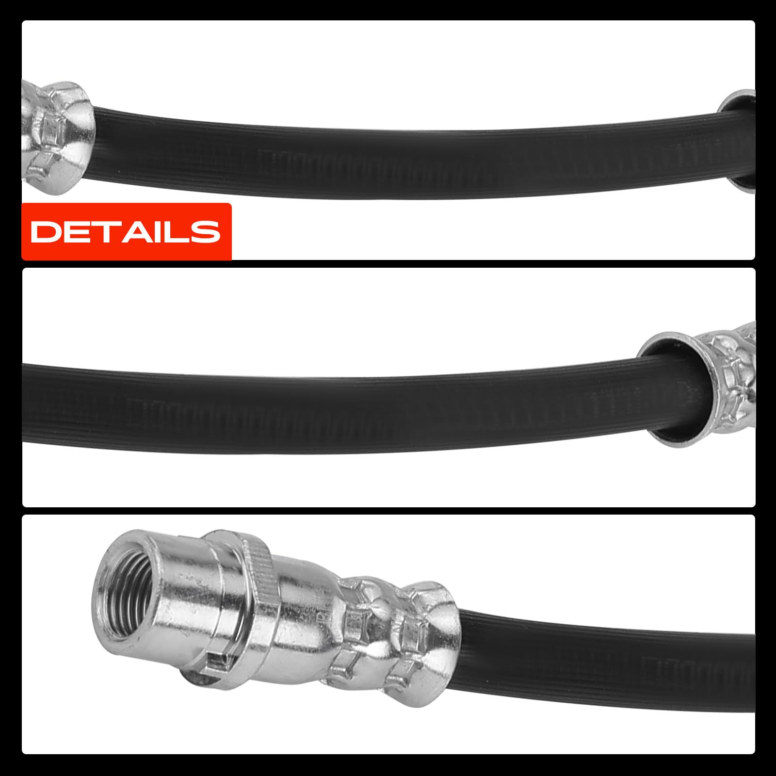 Frankberg 2 flexibles de frein arrière gauche droit 34301165190 | Compatible avec: Série 5 E39, Série 5 Touring E39