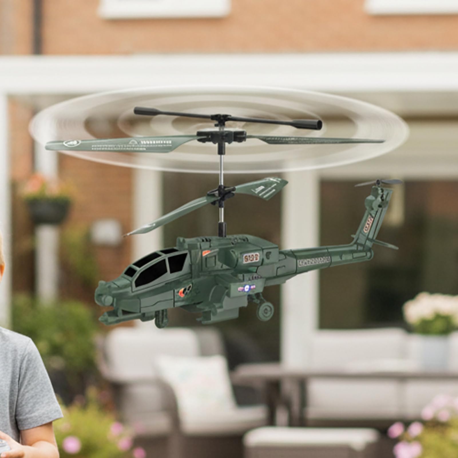 Generico Elicottero Telecomandato Per Adulti E Bambini, Volo Fluido, ABS, Giocattoli Per Aeroplani Telecomandati, Aereo RC Con A LED, Giocattolo Volante RC, Per Bambini Principianti 8+