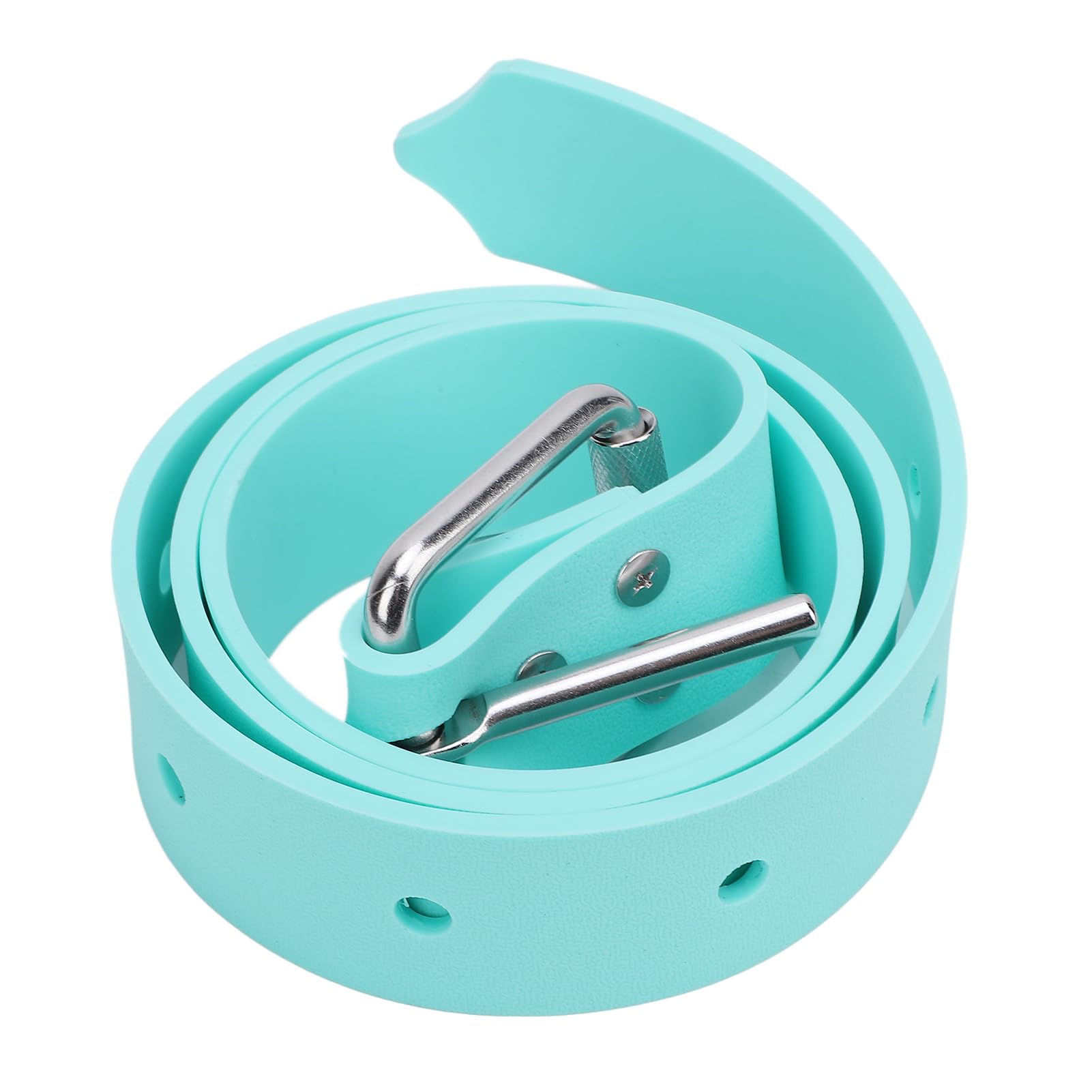 Diving Weight Belt Adjustable Silicone Freediving Weight Belt with Quick Release Buckle for Diving Spearfishing (Green)