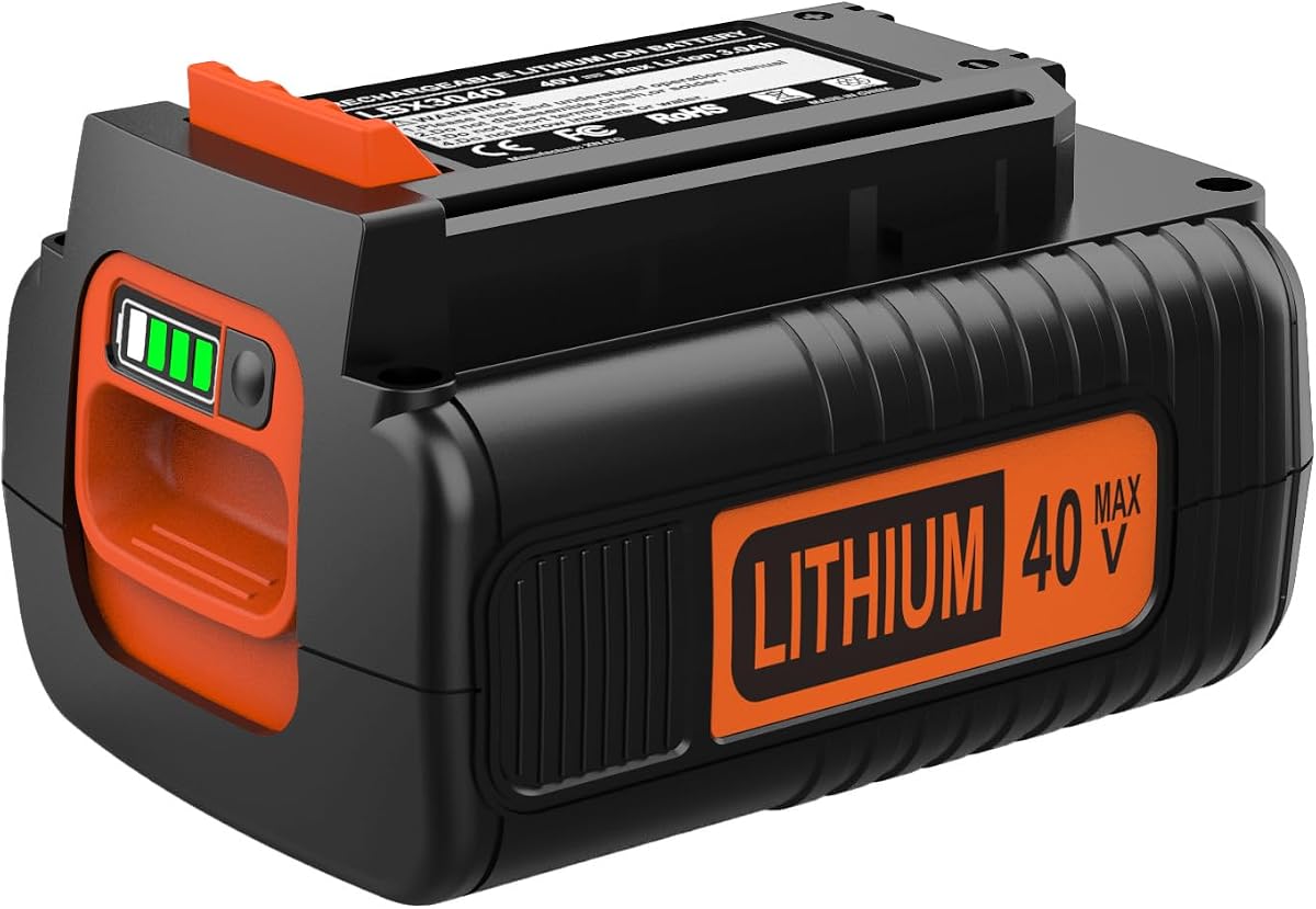 40V 3.5Ah Battery Replacement for Black and Decker 40V Lithium Battery LBX2040 LBX2540 LBXR36 LBX1540 LBXR2036 Compatible with Black and Decker 40 Volt Cordless Power Tools