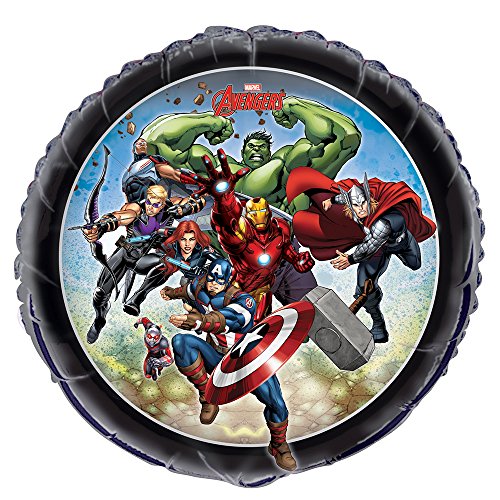 Avengers Party Foil Balloon - 18" | Black | 1 Pc