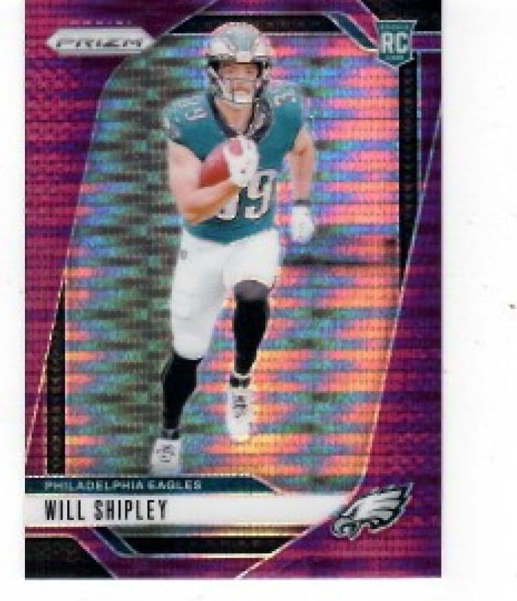 2024 Prizm Prizm Purple Pulsar #397 Will Shipley RC - Rookie Card Philadelphia