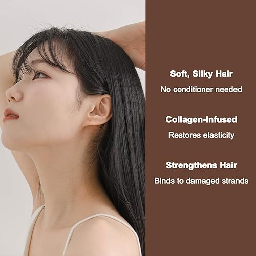 Miniatura 6 de NINEMILA Champú calmante de cerveza para cuidado posparto, biotina energizante antiadelgazamiento, lavado duro con agua, infusión de colágeno,