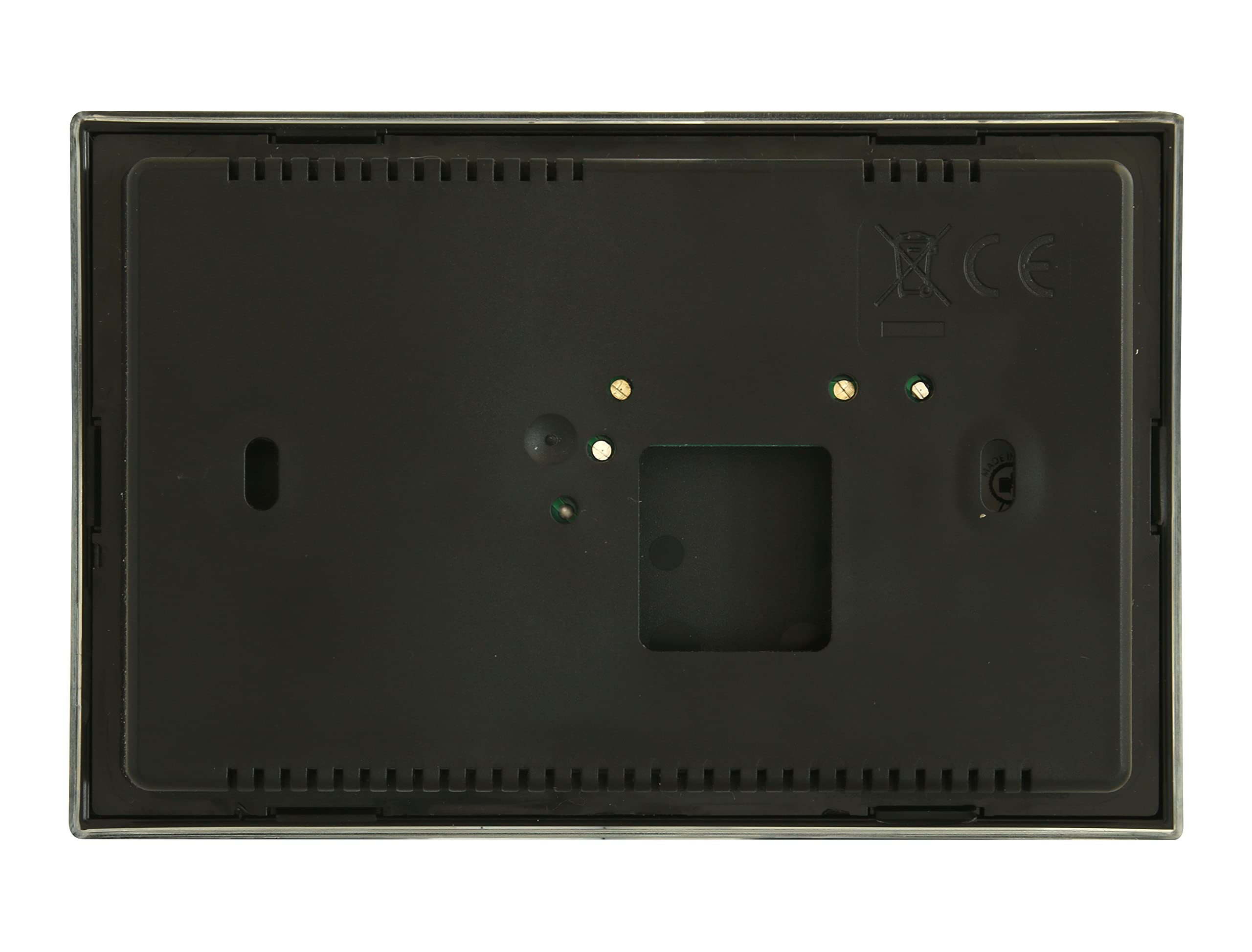 VEMER VE788700 TUO WiFi Batterie - Thermostat Connecté WiFi Intelligent, Contrôlable avec APP iOS et Android, Alimentation par Piles, Noir